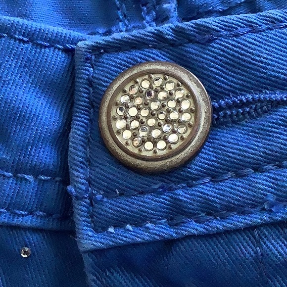 Justice premium shorts with rhinestones. Size 8R. Even has decorative bu… - Picture 6 of 11